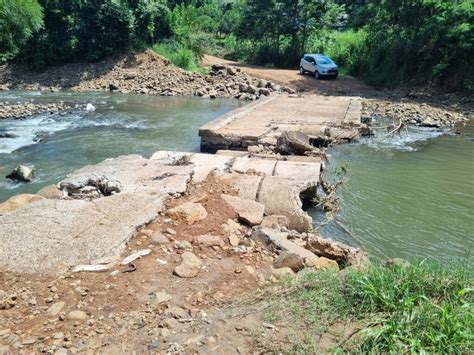 Rio Chalana Em Chapec Receber Nova Ponte De Concreto Para Melhorar