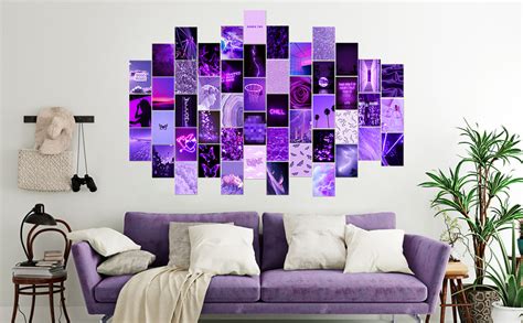 Cy2side 50p Purple Aesthetic Pictures For Wall Collage Neon Collage