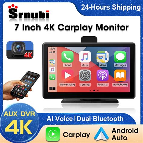 Srnubi C Mara Dvr De Pulgadas Para Salpicadero De Coche K Carplay