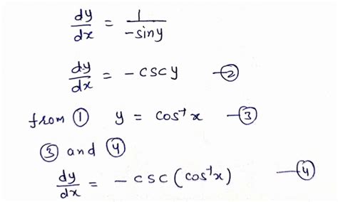 Answered Gives Sin Y ÿ Cos Y X So Bartleby