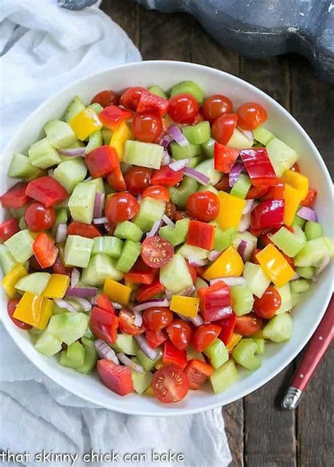 Marinated Vegetable Salad That Skinny Chick Can Bake