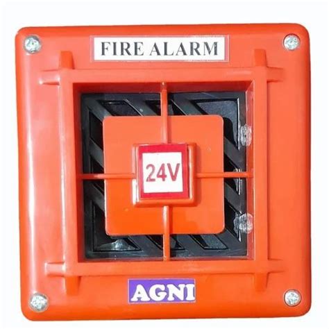 Mild Steel Agni 24v Fire Alarm Hooter 1 Hp At Rs 500 In Mumbai Id 2852555336255