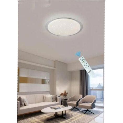 Plafoniera Da Soffitto Dimmerabile A Led Watt Rotonda Tripla