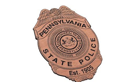 Pennsylvania State Police Badge SVG | Etsy