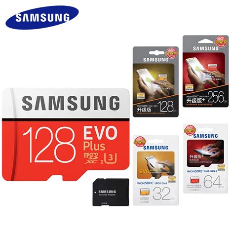 SAMSUNG Micro SD Card 8G 16G 32G 64G 128G 256G 100Mb/s Memory Card ...