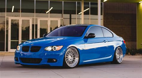 Montego Blue Bmw E92 335i Forgestar F14 Wheels In Gloss 44 Off