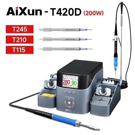 Aixun T D W Intelligent Double Welding Station With T T T