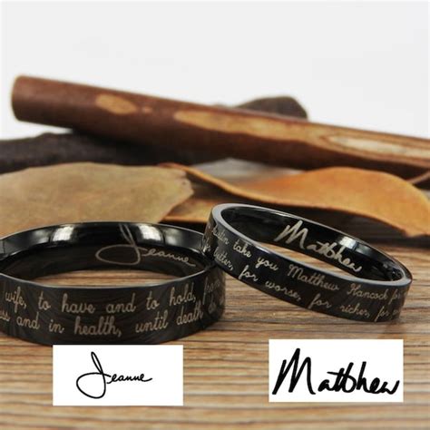 Matching Wedding Bands Etsy