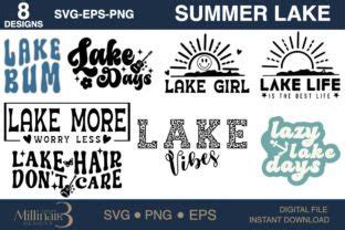 Summer Lake SVG PNG Bundle Graphic By Millionair3 Designs Creative