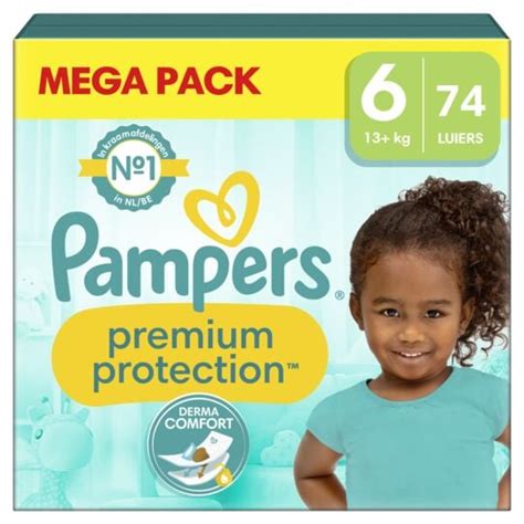 Couches Bébé Premium Protection Taille 6 13kg Pampers Le Paquet De