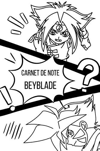 Carnet de note Beyblade Carnet de notes personnalisé 99 pages lignés