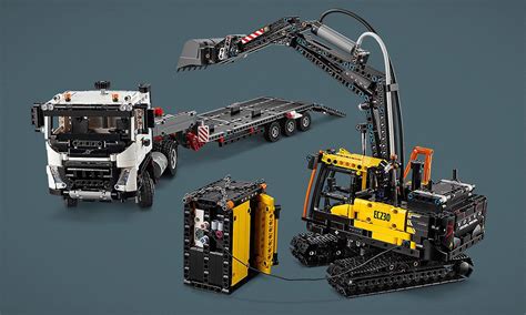 LEGO Technic 42175 Ciężarówka Volvo FMX i koparka EC230 Electric