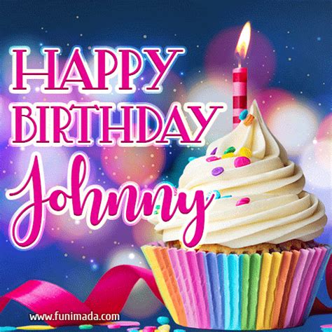 Happy Birthday Johnny GIFs - Download on Funimada.com