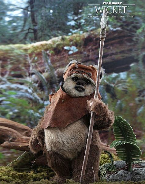 Star Wars Wicket Action Figure By Hot Toys Episode VI Movie