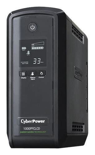 Best Buy Cyberpower 1000va Pfc Sinewave Series Battery Back Up System Cp1000pfclcd