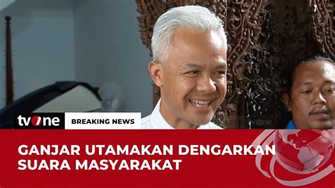 Ganjar Pranowo Jadikan Aspirasi Masyarakat Sebagai Modal Optimis