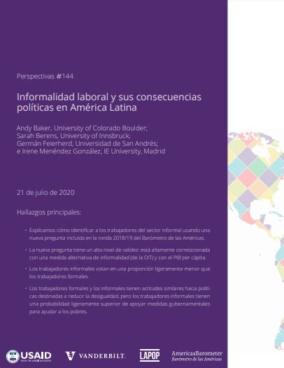 Informalidad laboral y sus consecuencias políticas en América Latina Pension Policy International