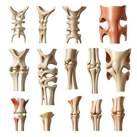 A Collection Of Bones Including The Lower Leg Knee Knee Knee And Knee