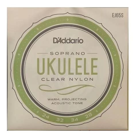 Cuerdas Daddario Ukelele Soprano Ej65s Cuotas sin interés