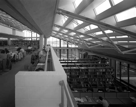 Portsmouth Polytechnic Library Hampshire The First Floor Reading Room