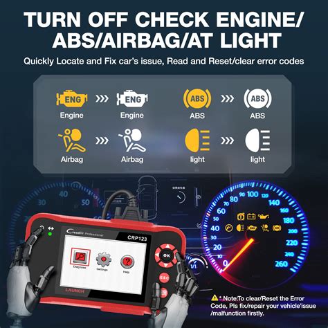 Launch Crp Obd Scanner Newest Model Engine Abs Srs