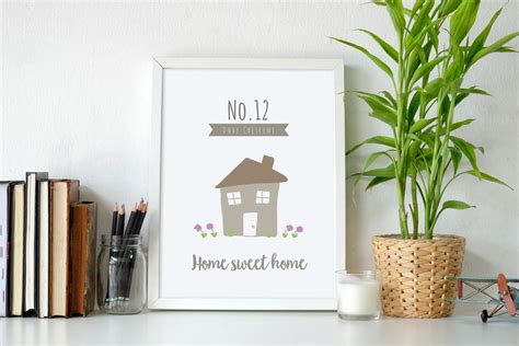 New Home Personalised Print New Home Print Personalised Etsy