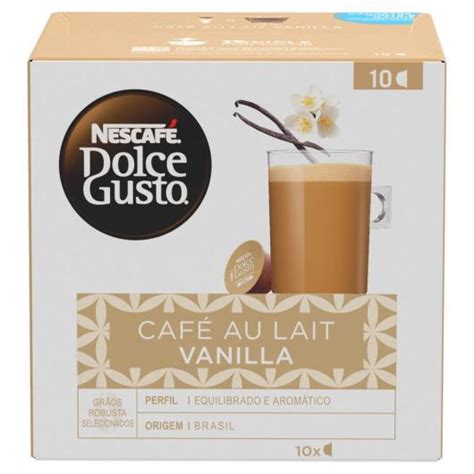 Caf Em C Psula Nescafe Dolcegusto Cafe Au Lait Baunilha C Psulas