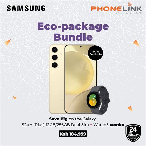 Samsung Galaxy S24 Plus With Watch 5 44MM Eco-Bundle |FoneXpress Kenya