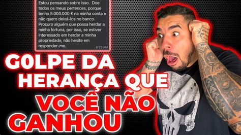 GANHEI 100 MILHOES DE DÓLARES GOLPE DA HERANÇA YouTube