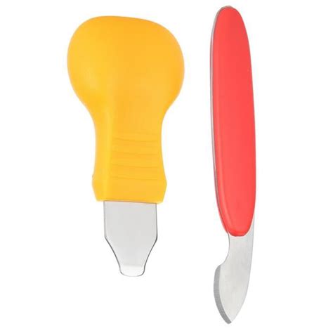 Ouvre Bo Tier En Acier Et Plastique Jaune Et Rouge Couteau Ouvre