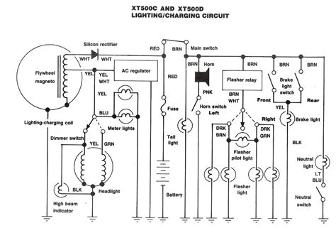 Yamaha Xt 500 Wiring Diagram Putting A Sr500 Generator In A Xt500