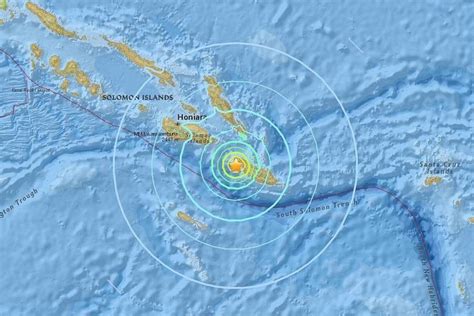 Magnitude 68 Quake Hits Off Solomon Islands Usgs The Straits Times