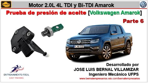 Volkswagen Amarok Prueba De Presi N De Aceite Del Sistema De