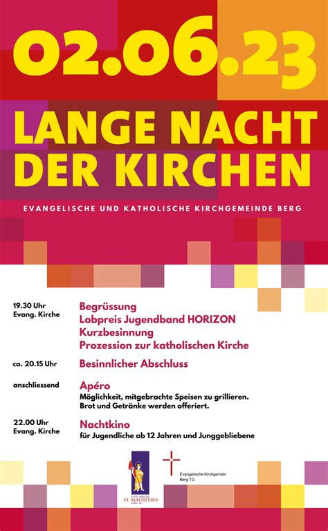 Lange Nacht Der Kirchen Evang Kirchgemeinde Berg Tg