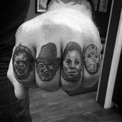 77 Horror Movie Tattoos For Men