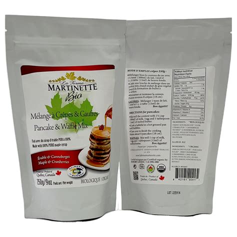 Harina Para Hot Cakes Maple Canela G La Ferme Martinette