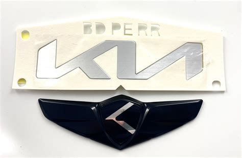 K Wing Badge For 2022 Kia Models Ev6 K Wing Badge Stinger Wing Badge