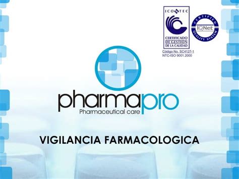 Pharmapro Presentacion Farmacovigilancia Ppt