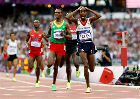 Mo Farah Wins 5,000 Meters at London Olympics - The New York Times