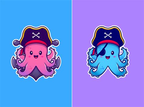 Pirate Octopus! 🐙🐙🏴‍☠️ on Behance