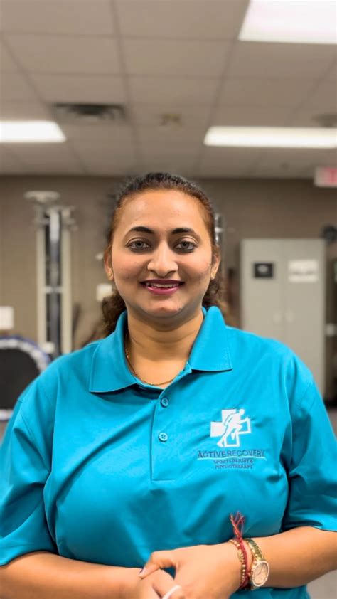Pooja Thakkarar Physiotherapy Courtice Active Recovery Sports