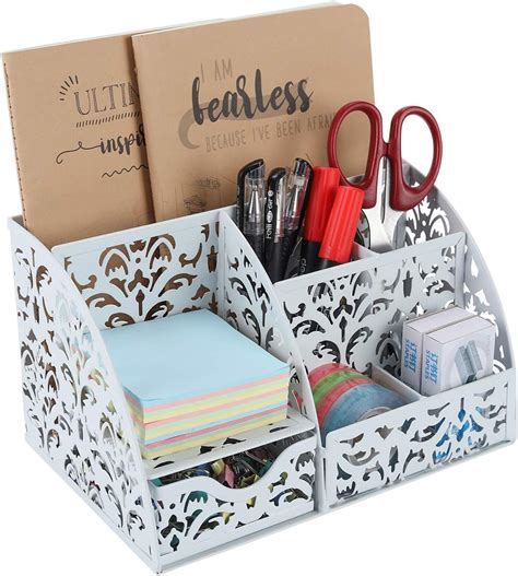 Amazon EasyPAG Cute Office Supplies 3 Piece Desk Organizer And