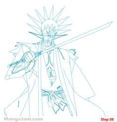 How To Draw Kenpachi Zaraki From Bleach Drawings Kenpachi Zaraki