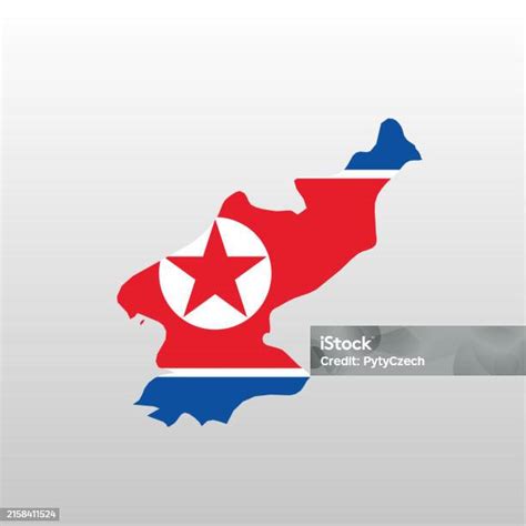 North Korea Democratic Peoples Republic Of Korea Dprk National Flag In