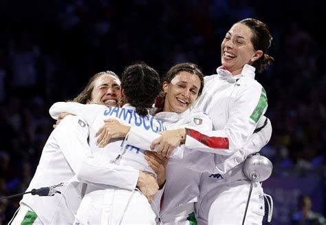 Olympics Fencing Italy Silence French Crowd To Claim Gold In Womens