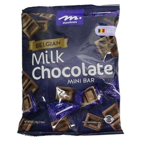 Meadows Belgian Milk Chocolate Mini Bar G Lazada Ph