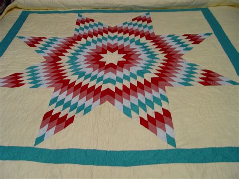 Star Quilt Texas Lone Star Hand Quilted Cotton By Aheartremembers