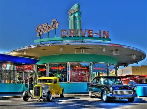 Cars Diner Drive In Vintage Cars American Graffiti Vintage Diner