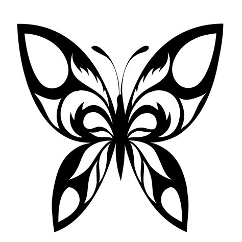 Butterfly Silhouette Tattoo