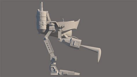 3d P007 Magitek Armor Turbosquid 2054575